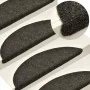 Selbstklebende Treppenmatte, 20 Stück, Anthrazit, 65x21x4 cm. von , Treppenmatten - Ref: Foro24-3365651, Preis: 49,33 €, Raba...