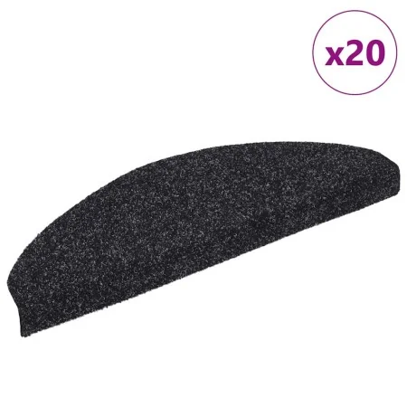 Selbstklebende Treppenmatte, 20 Stück, schwarz, 65x21x4 cm. von , Treppenmatten - Ref: Foro24-3365645, Preis: 53,51 €, Rabatt: %