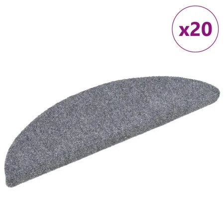 Selbstklebende Treppenmatte, 20 Stück, hellgrau, 56x17x3 cm. von , Treppenmatten - Ref: Foro24-3365670, Preis: 54,16 €, Rabat...