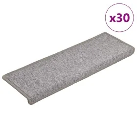 Treppenmatte 30 Stück 65x21x4 cm Hellgrau von , Treppenmatten - Ref: Foro24-3365768, Preis: 129,93 €, Rabatt: %