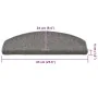 Treppenmatte 30 Stück dunkelgrau 65x24x4 cm von , Treppenmatten - Ref: Foro24-3365761, Preis: 136,27 €, Rabatt: %