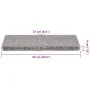 Stair tread mat 30 units 65x21x4 cm gray by , Stair mats - Ref: Foro24-3365825, Price: 180,58 €, Discount: %