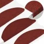 Alfombrilla autoadhesiva escalera 30 uds rojo 65x22,5x3,5 cm de , Alfombrillas para escalones - Ref: Foro24-3365915, Precio: ...