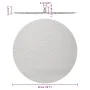 Cabezal ducha redondo efecto lluvia acero inoxidable 304 50 cm von , Duschköpfe - Ref: Foro24-4103896, Preis: 65,67 €, Rabatt: %