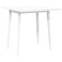 Solid white rubberwood dining table by , Kitchen and dining tables - Ref: Foro24-4102534, Price: 129,25 €, Discount: %