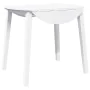 Mesa de comedor de madera maciza de caucho blanco de , Mesas de cocina y de comedor - Ref: Foro24-4102529, Precio: 140,17 €, ...