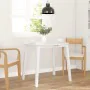 Mesa de comedor de madera maciza de caucho blanco de , Mesas de cocina y de comedor - Ref: Foro24-4102529, Precio: 140,17 €, ...