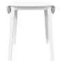 Mesa de comedor de madera maciza de caucho blanco de , Mesas de cocina y de comedor - Ref: Foro24-4102529, Precio: 140,17 €, ...