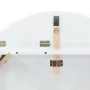 Mesa de comedor de madera maciza de caucho blanco de , Mesas de cocina y de comedor - Ref: Foro24-4102529, Precio: 140,17 €, ...