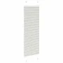 Gefalteter heller grauer Vorhang 40x150 cm Stoffbreite 39,4 cm aus Polyester von , Jalousien und Jalousien - Ref: Foro24-4015...