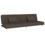 Sofá cama de 2 plazas con dos almohadas tela marrón de , Sofás - Ref: Foro24-375891, Precio: 241,18 €, Descuento: %