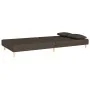 Sofá cama de 2 plazas con dos almohadas tela marrón de , Sofás - Ref: Foro24-375891, Precio: 241,18 €, Descuento: %