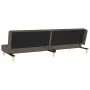 Sofá cama de 2 plazas con dos almohadas tela marrón de , Sofás - Ref: Foro24-375891, Precio: 241,18 €, Descuento: %