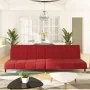 Zweiplätziges Schlafsofa aus Samt in Weinrot. von , Sofas - Ref: Foro24-375879, Preis: 249,14 €, Rabatt: %