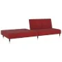 Zweiplätziges Schlafsofa aus Samt in Weinrot. von , Sofas - Ref: Foro24-375879, Preis: 249,14 €, Rabatt: %