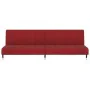 Sofá cama de 2 plazas terciopelo color vino tinto de , Sofás - Ref: Foro24-375879, Precio: 249,10 €, Descuento: %