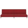 Zweiplätziges Schlafsofa aus Samt in Weinrot. von , Sofas - Ref: Foro24-375879, Preis: 249,14 €, Rabatt: %