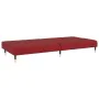 Sofá cama de 2 plazas terciopelo color vino tinto de , Sofás - Ref: Foro24-375879, Precio: 249,10 €, Descuento: %