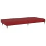 Zweiplätziges Schlafsofa aus Samt in Weinrot. von , Sofas - Ref: Foro24-375879, Preis: 249,14 €, Rabatt: %