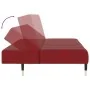 Zweiplätziges Schlafsofa aus Samt in Weinrot. von , Sofas - Ref: Foro24-375879, Preis: 249,14 €, Rabatt: %