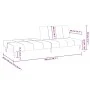 Zweiplätziges Schlafsofa aus Samt in Weinrot. von , Sofas - Ref: Foro24-375879, Preis: 249,14 €, Rabatt: %