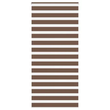 Estor cebra marrón 110x200 cm tejido ancho 105,9 cm poliéster de , Persianas y estores - Ref: Foro24-4014367, Precio: 30,04 €...