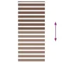 Estor cebra marrón 110x200 cm tejido ancho 105,9 cm poliéster de , Persianas y estores - Ref: Foro24-4014367, Precio: 30,04 €...