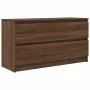 TV stand made of brown oak plywood, measuring 100x35x54 cm. by , TV Furniture - Ref: Foro24-861811, Price: 88,57 €, Discount: %