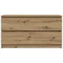 TV stand made of engineered oak wood artisan 100x35x54 cm by , TV Furniture - Ref: Foro24-861813, Price: 93,97 €, Discount: %