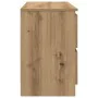 TV stand made of engineered oak wood artisan 100x35x54 cm by , TV Furniture - Ref: Foro24-861813, Price: 93,97 €, Discount: %
