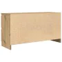 TV stand made of engineered oak wood artisan 100x35x54 cm by , TV Furniture - Ref: Foro24-861813, Price: 93,97 €, Discount: %