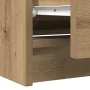 TV stand made of engineered oak wood artisan 100x35x54 cm by , TV Furniture - Ref: Foro24-861813, Price: 93,97 €, Discount: %