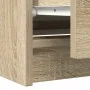 TV stand made of engineered wood in Sonoma oak, 100x35x54 cm. by , TV Furniture - Ref: Foro24-861807, Price: 86,10 €, Discoun...
