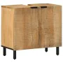 Set aus 3-teiligen Badezimmermöbeln aus massivem Mangoholz in Braun. von , Badezimmermöbel - Ref: Foro24-3310007, Preis: 373,...