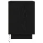 Bedside tables with LED lights 2 units black 38x34x50 cm by , Nightstands - Ref: Foro24-861286, Price: 102,61 €, Discount: %