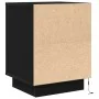 Bedside tables with LED lights 2 units black 38x34x50 cm by , Nightstands - Ref: Foro24-861286, Price: 102,61 €, Discount: %