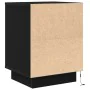 Nachttische mit LED-Lichtern 2 Stück schwarz 38x34x50 cm von , Nachttische - Ref: Foro24-861286, Preis: 102,61 €, Rabatt: %