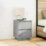 Bedside tables with LED lights 2 units gray concrete 38x34x50 cm by , Nightstands - Ref: Foro24-861290, Price: 99,75 €, Disco...