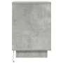 Bedside tables with LED lights 2 units gray concrete 38x34x50 cm by , Nightstands - Ref: Foro24-861290, Price: 99,75 €, Disco...