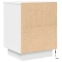Nachttische mit LED-Lichtern 2 Stück weiß 38x34x50 cm von , Nachttische - Ref: Foro24-861284, Preis: 100,25 €, Rabatt: %