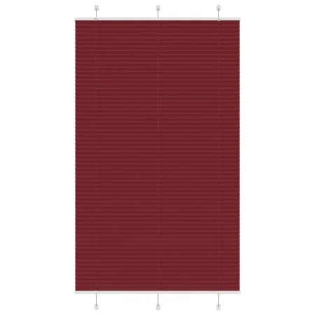 Estor Plisado rojo burdeos 120x200 cm Tela Ancho 119,4 cm by , Blinds and blinds - Ref: Foro24-4015266, Price: 22,92 €, Disco...