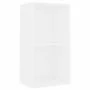 Estantería 2 niveles madera contrachapada blanco 40x30x76,5 cm de , Librerías y estanterías - Ref: Foro24-800927, Precio: 39,...