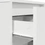Mesilla de noche con luces LED blanca 38x34x65 cm de , Mesitas de noche - Ref: Foro24-861301, Precio: 74,22 €, Descuento: %