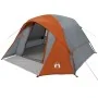 Waterproof gray and orange 4-person tent by , tents - Ref: Foro24-4009560, Price: 88,86 €, Discount: %