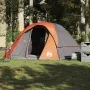 Waterproof gray and orange 4-person tent by , tents - Ref: Foro24-4009560, Price: 88,86 €, Discount: %