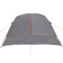 Waterproof gray and orange 4-person tent by , tents - Ref: Foro24-4009560, Price: 88,86 €, Discount: %