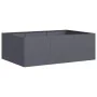 Anthracite grey steel planter 120x80x40 cm by , Pots and planters - Ref: Foro24-860747, Price: 94,95 €, Discount: %
