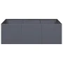 Anthracite grey steel planter 120x80x40 cm by , Pots and planters - Ref: Foro24-860747, Price: 94,95 €, Discount: %