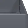 Anthracite grey steel planter 120x80x40 cm by , Pots and planters - Ref: Foro24-860747, Price: 94,95 €, Discount: %
