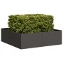 Jardinera acero negro 100x100x30 cm de , Maceteros y jardineras - Ref: Foro24-860808, Precio: 69,93 €, Descuento: %